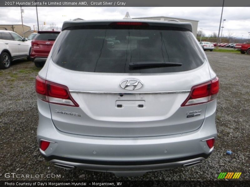 Circuit Silver / Gray 2017 Hyundai Santa Fe Limited Ultimate AWD