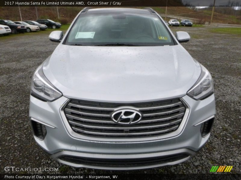 Circuit Silver / Gray 2017 Hyundai Santa Fe Limited Ultimate AWD
