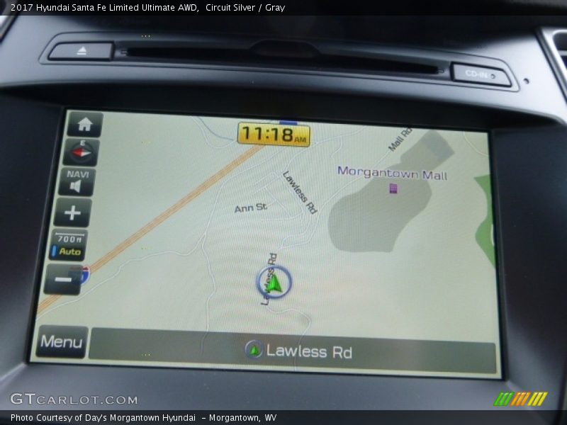 Circuit Silver / Gray 2017 Hyundai Santa Fe Limited Ultimate AWD
