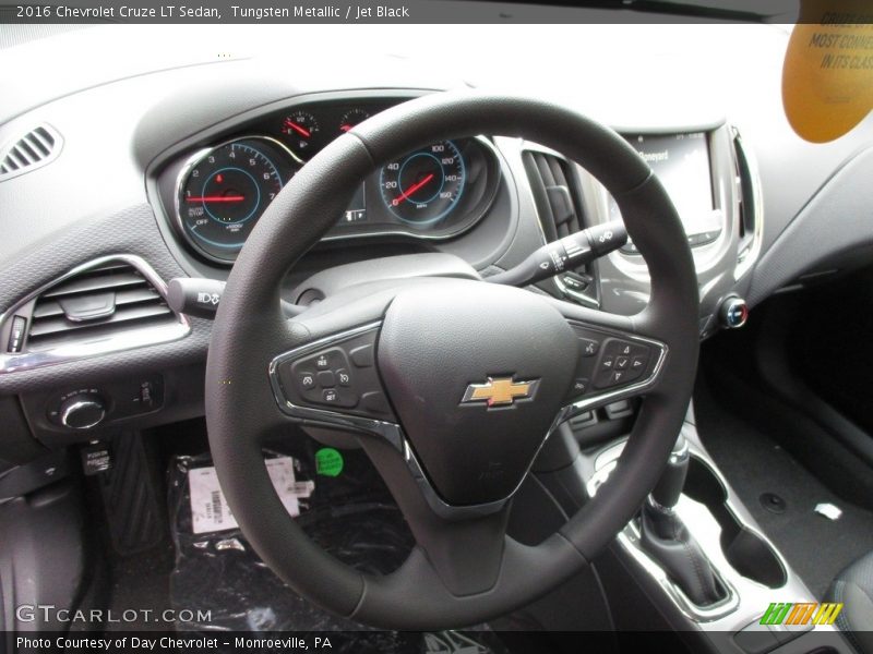 Tungsten Metallic / Jet Black 2016 Chevrolet Cruze LT Sedan