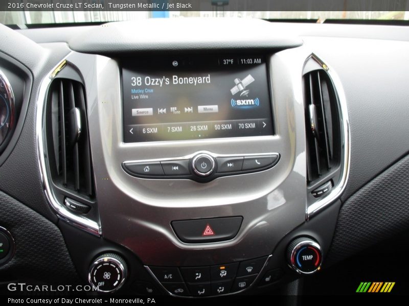 Tungsten Metallic / Jet Black 2016 Chevrolet Cruze LT Sedan
