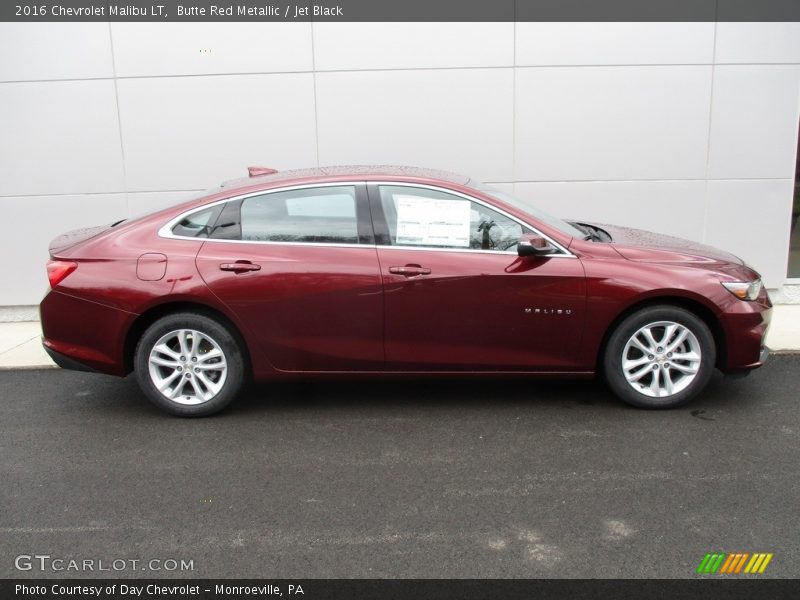 Butte Red Metallic / Jet Black 2016 Chevrolet Malibu LT