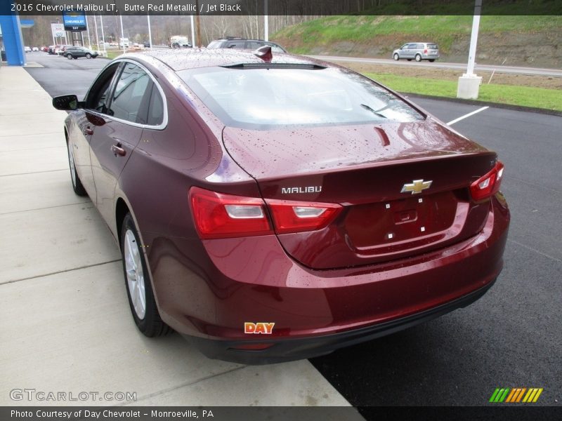 Butte Red Metallic / Jet Black 2016 Chevrolet Malibu LT