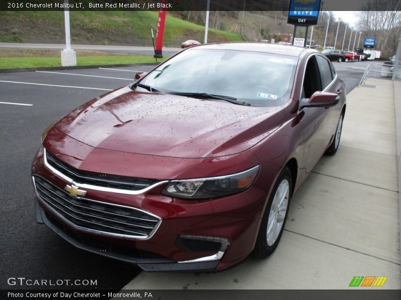 Butte Red Metallic / Jet Black 2016 Chevrolet Malibu LT