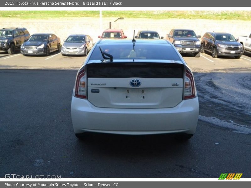 Blizzard Pearl / Black 2015 Toyota Prius Persona Series Hybrid