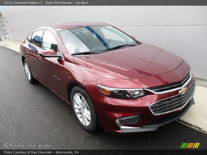 Butte Red Metallic / Jet Black 2016 Chevrolet Malibu LT