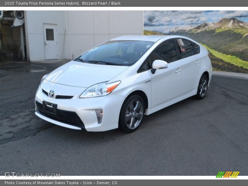 Blizzard Pearl / Black 2015 Toyota Prius Persona Series Hybrid