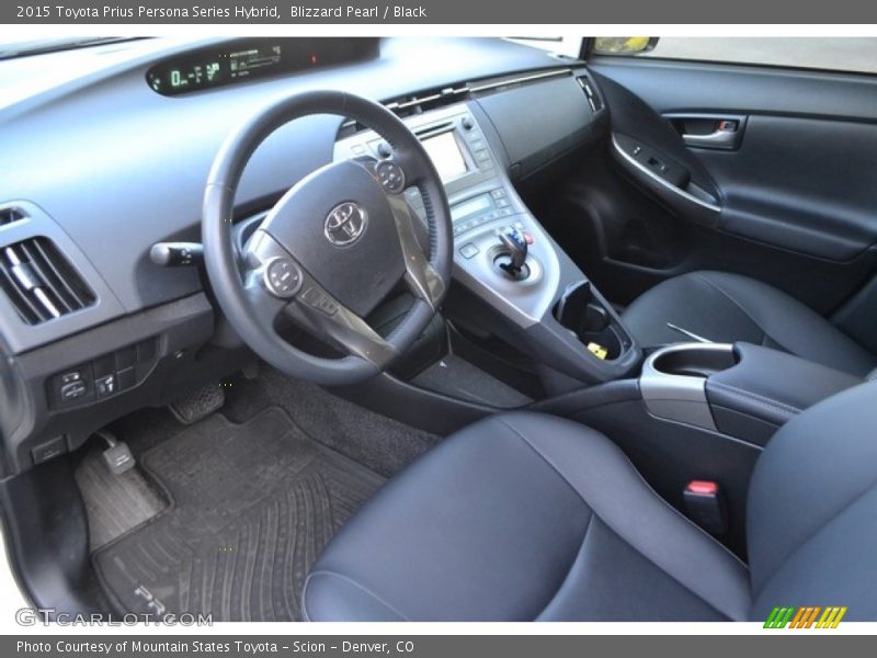 Blizzard Pearl / Black 2015 Toyota Prius Persona Series Hybrid