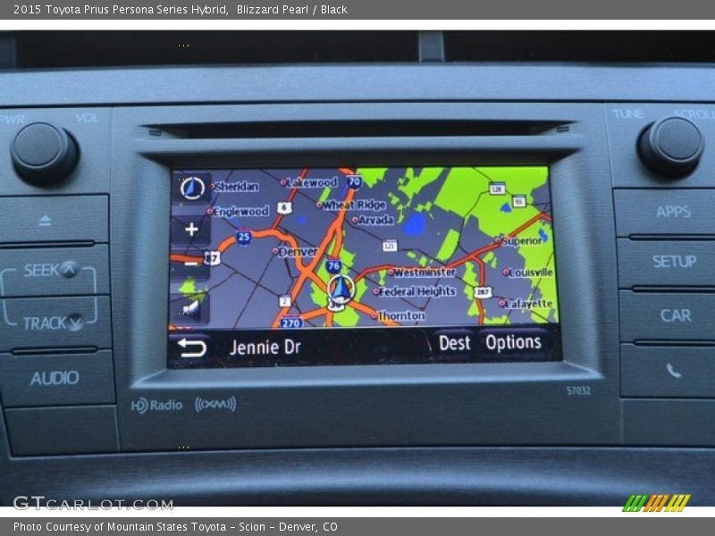 Blizzard Pearl / Black 2015 Toyota Prius Persona Series Hybrid