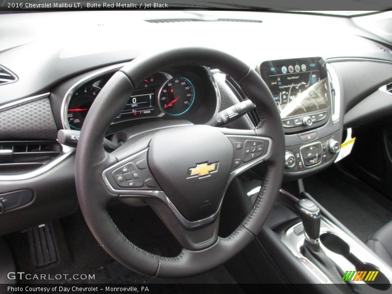 Butte Red Metallic / Jet Black 2016 Chevrolet Malibu LT