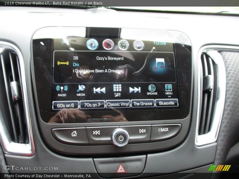Butte Red Metallic / Jet Black 2016 Chevrolet Malibu LT