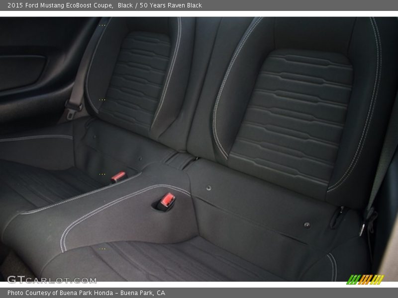 Black / 50 Years Raven Black 2015 Ford Mustang EcoBoost Coupe