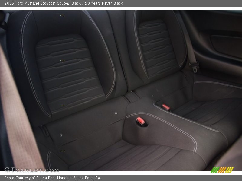 Black / 50 Years Raven Black 2015 Ford Mustang EcoBoost Coupe