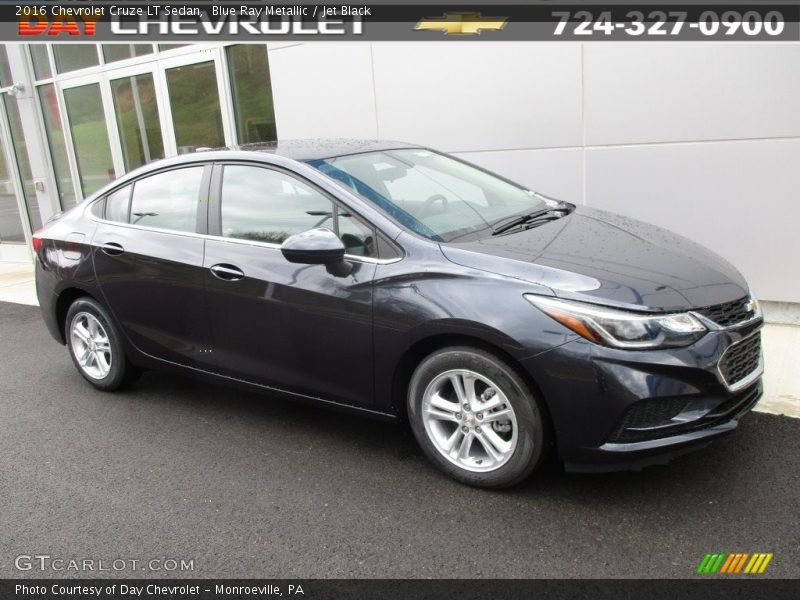 Blue Ray Metallic / Jet Black 2016 Chevrolet Cruze LT Sedan