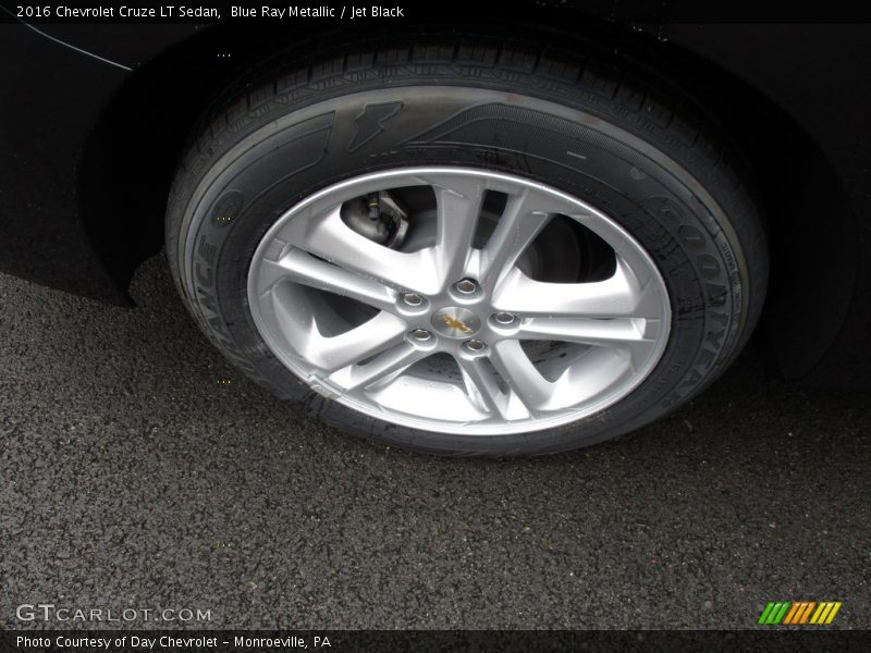 Blue Ray Metallic / Jet Black 2016 Chevrolet Cruze LT Sedan