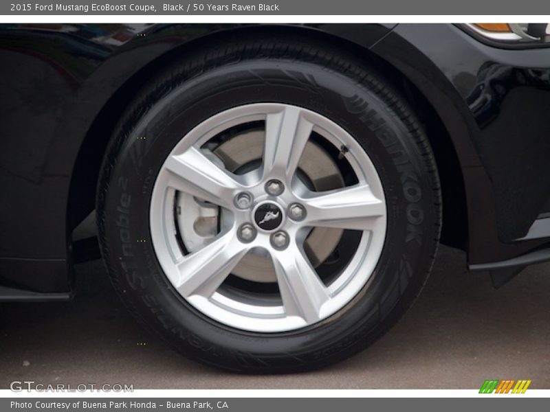 Black / 50 Years Raven Black 2015 Ford Mustang EcoBoost Coupe