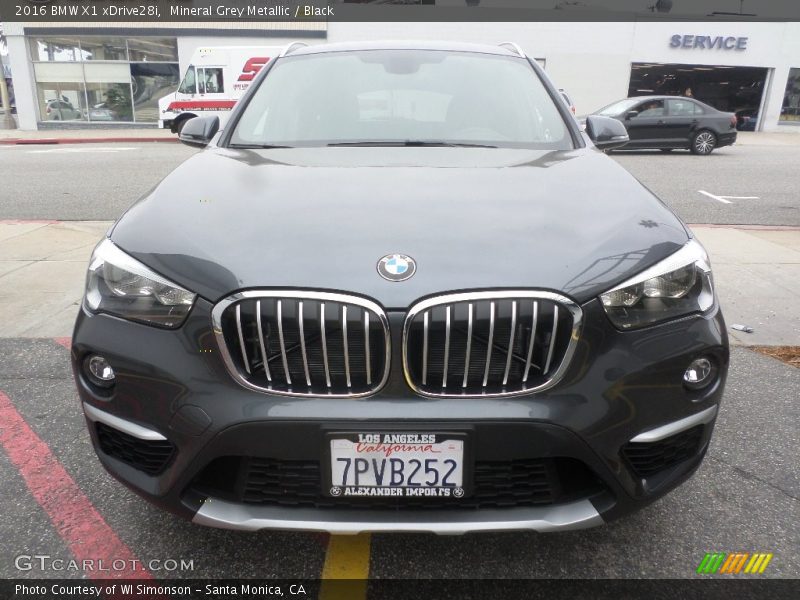 Mineral Grey Metallic / Black 2016 BMW X1 xDrive28i