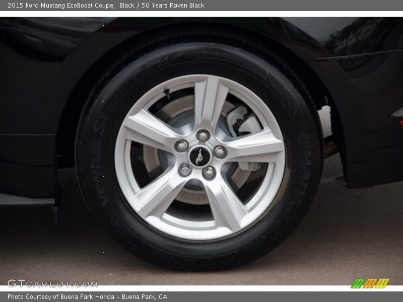 Black / 50 Years Raven Black 2015 Ford Mustang EcoBoost Coupe