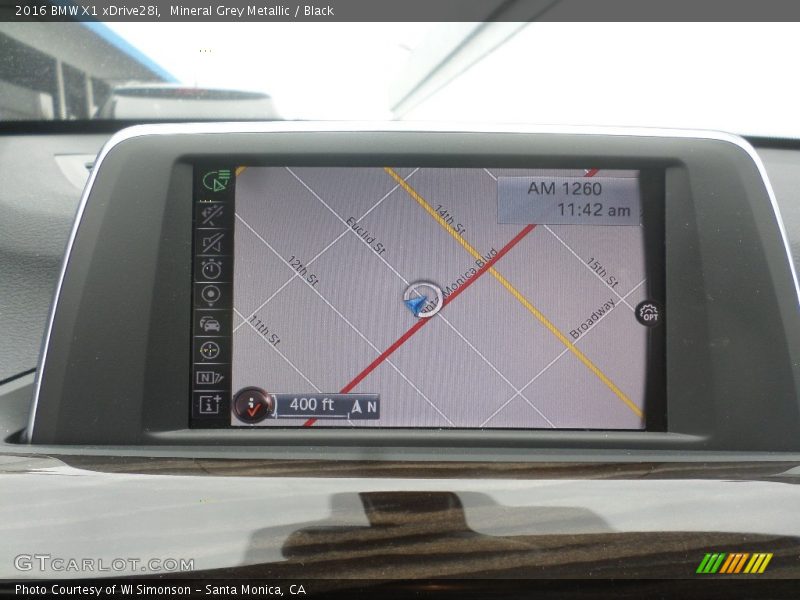 Mineral Grey Metallic / Black 2016 BMW X1 xDrive28i