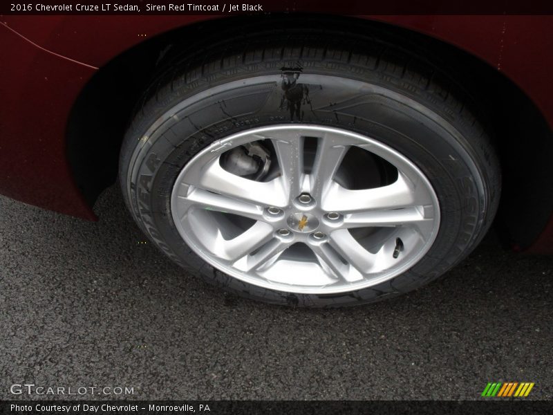 Siren Red Tintcoat / Jet Black 2016 Chevrolet Cruze LT Sedan