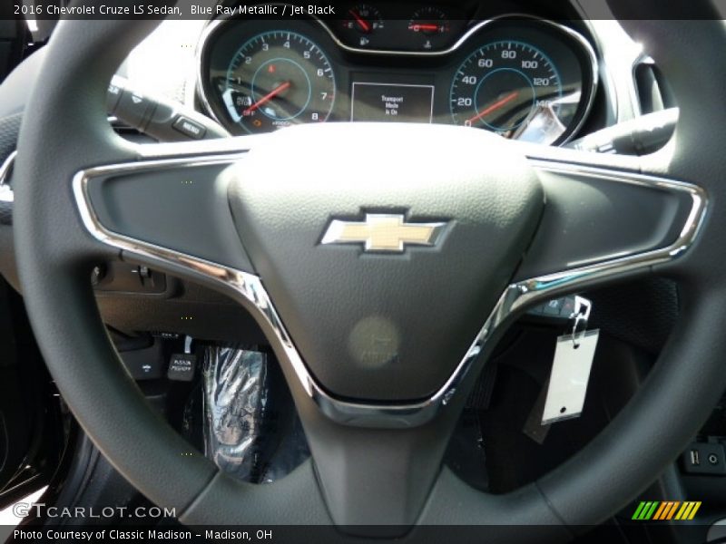 Blue Ray Metallic / Jet Black 2016 Chevrolet Cruze LS Sedan