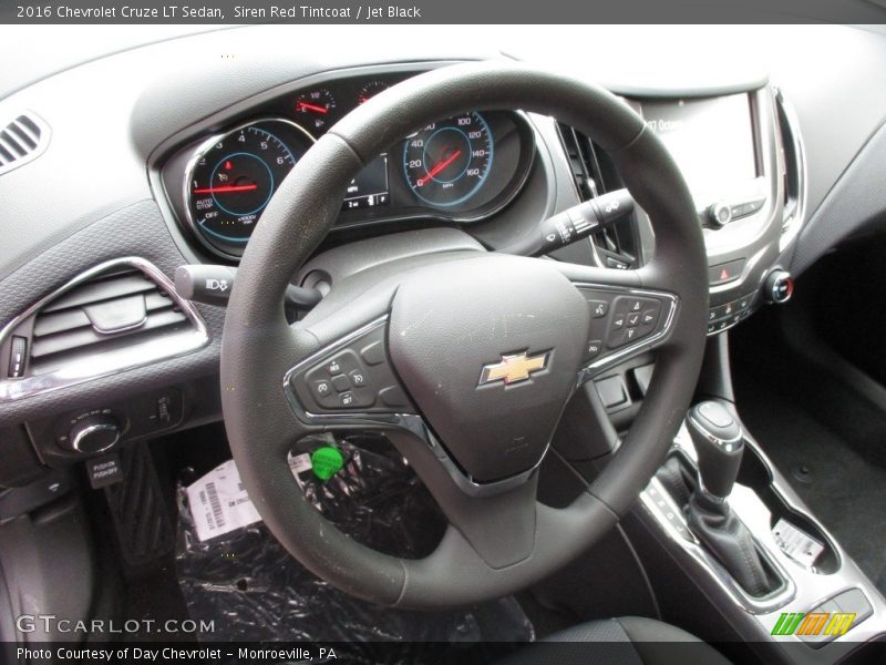 Siren Red Tintcoat / Jet Black 2016 Chevrolet Cruze LT Sedan