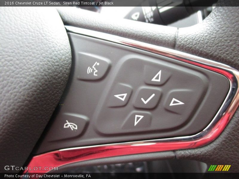 Siren Red Tintcoat / Jet Black 2016 Chevrolet Cruze LT Sedan