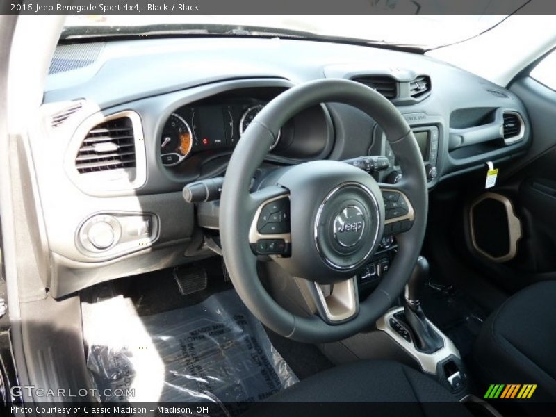 Black / Black 2016 Jeep Renegade Sport 4x4
