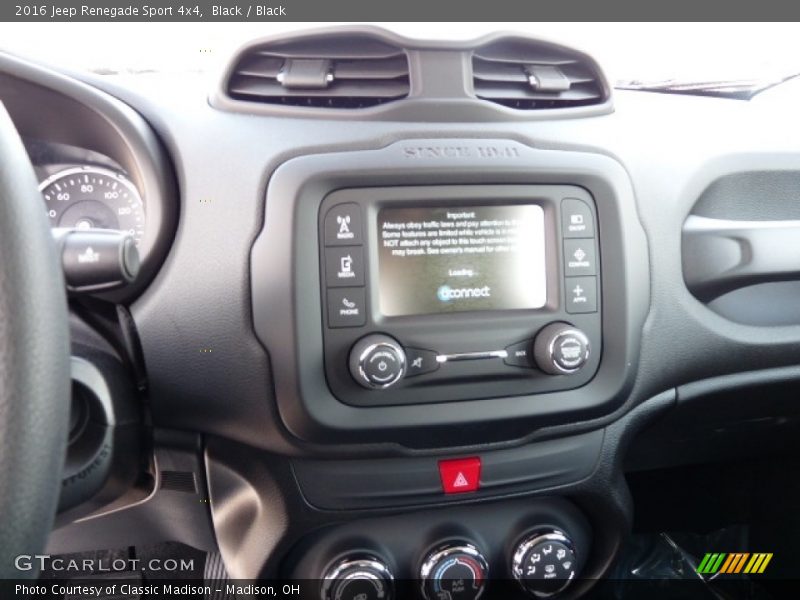 Black / Black 2016 Jeep Renegade Sport 4x4
