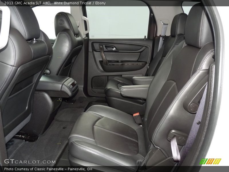 White Diamond Tricoat / Ebony 2013 GMC Acadia SLT AWD