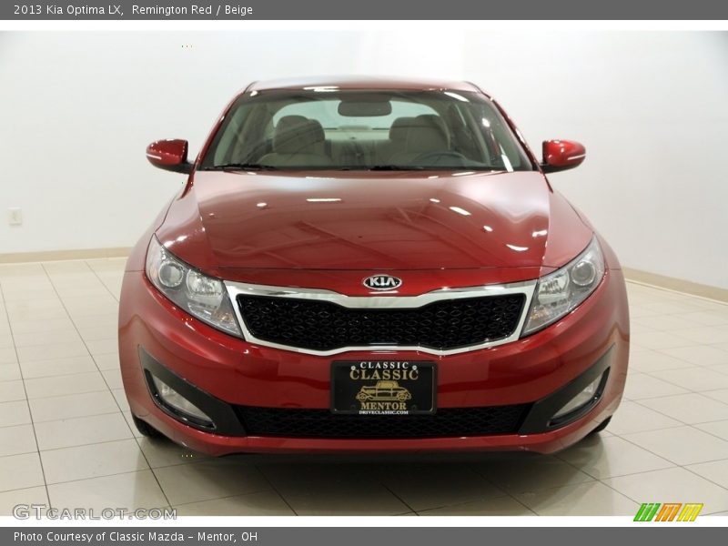 Remington Red / Beige 2013 Kia Optima LX