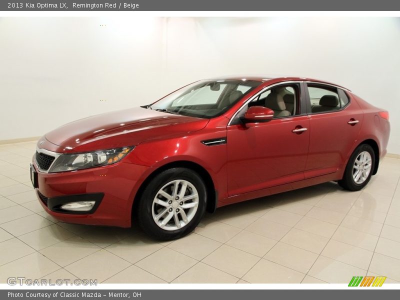 Remington Red / Beige 2013 Kia Optima LX