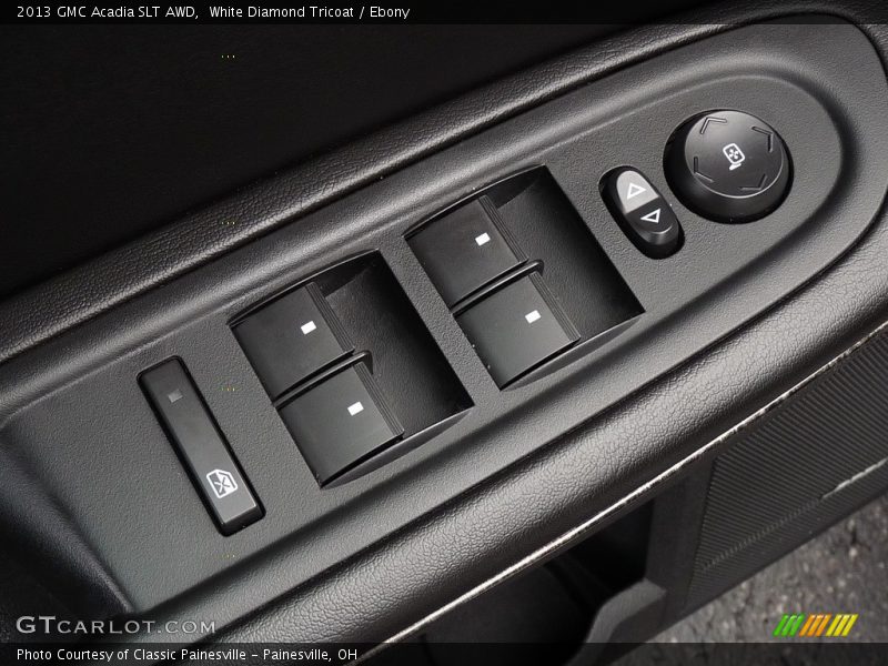 White Diamond Tricoat / Ebony 2013 GMC Acadia SLT AWD