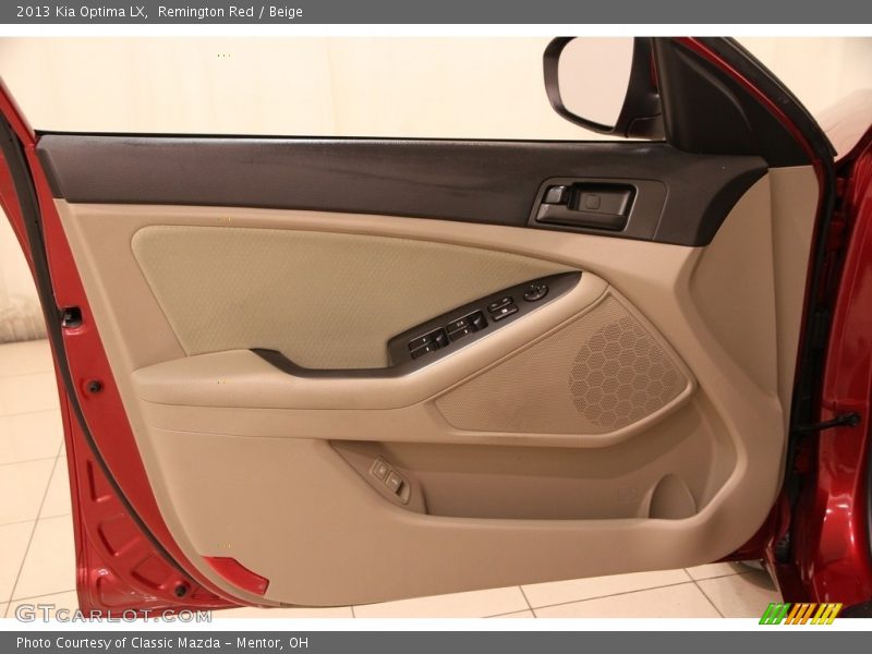 Remington Red / Beige 2013 Kia Optima LX