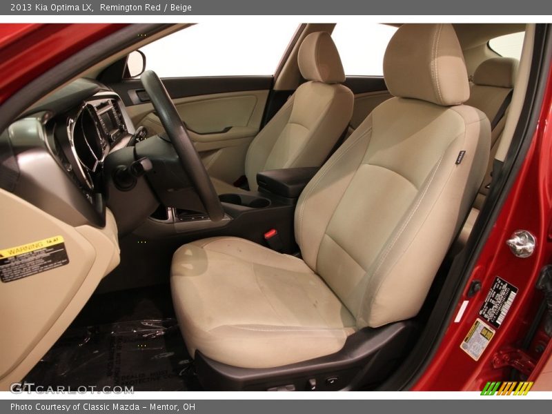 Remington Red / Beige 2013 Kia Optima LX