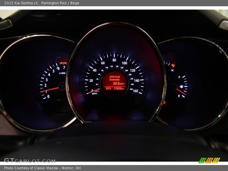 Remington Red / Beige 2013 Kia Optima LX