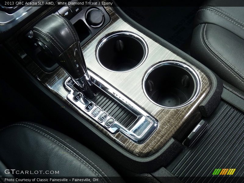 White Diamond Tricoat / Ebony 2013 GMC Acadia SLT AWD