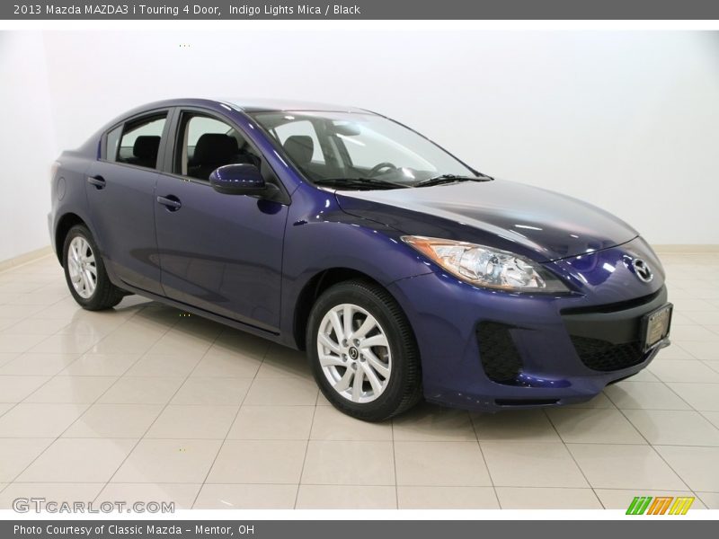 Indigo Lights Mica / Black 2013 Mazda MAZDA3 i Touring 4 Door