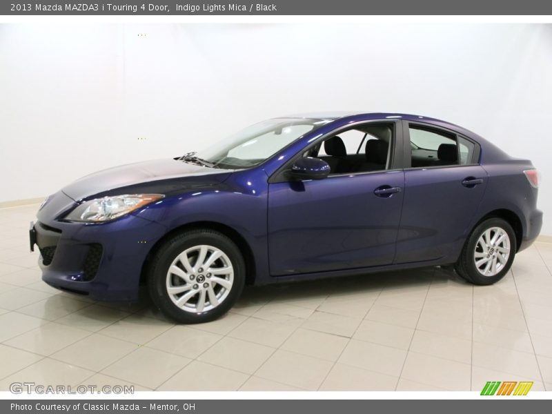 Indigo Lights Mica / Black 2013 Mazda MAZDA3 i Touring 4 Door