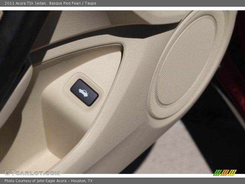 Basque Red Pearl / Taupe 2011 Acura TSX Sedan