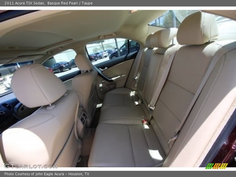 Basque Red Pearl / Taupe 2011 Acura TSX Sedan