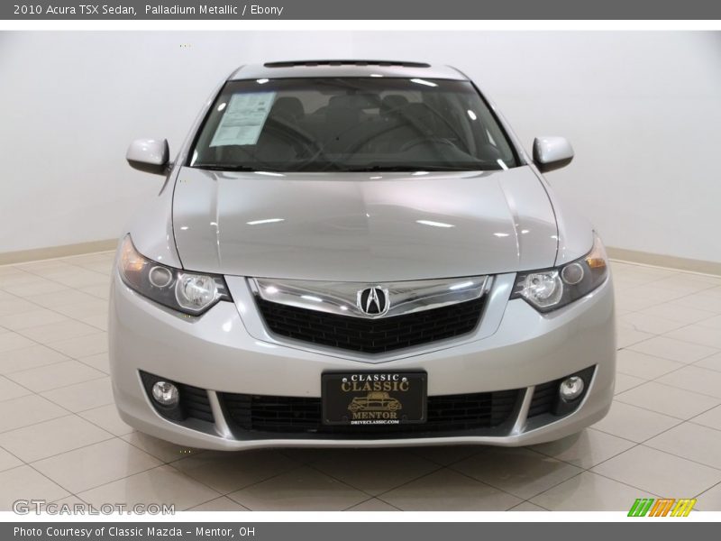 Palladium Metallic / Ebony 2010 Acura TSX Sedan