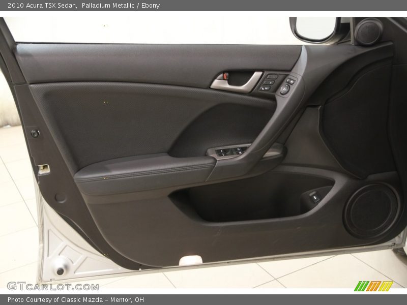 Palladium Metallic / Ebony 2010 Acura TSX Sedan