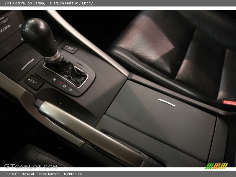 Palladium Metallic / Ebony 2010 Acura TSX Sedan