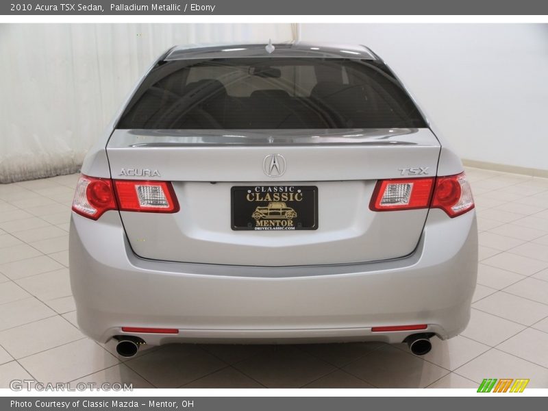 Palladium Metallic / Ebony 2010 Acura TSX Sedan