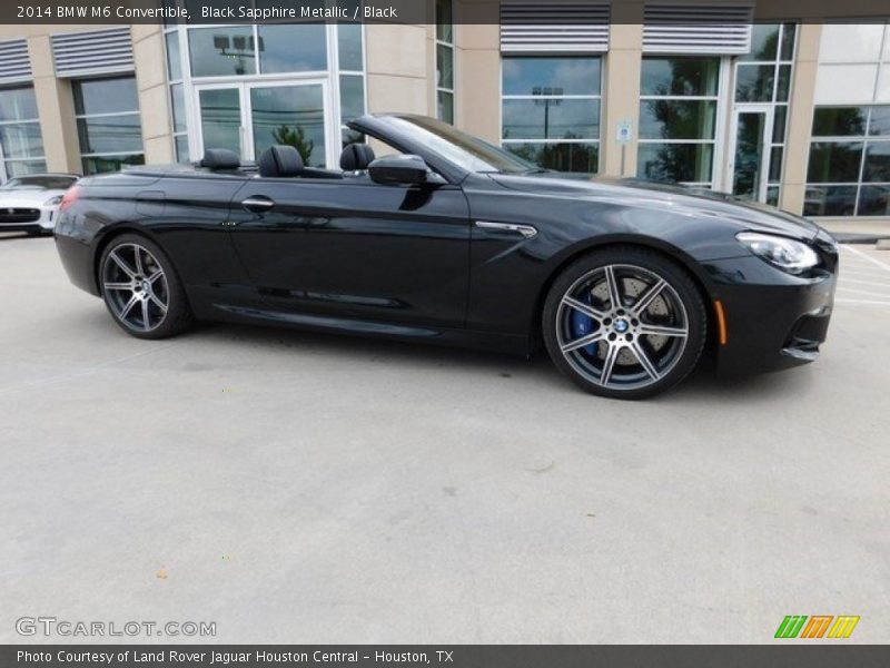 Black Sapphire Metallic / Black 2014 BMW M6 Convertible