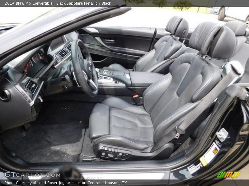 Front Seat of 2014 M6 Convertible