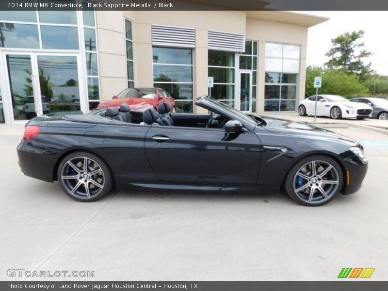 Black Sapphire Metallic / Black 2014 BMW M6 Convertible