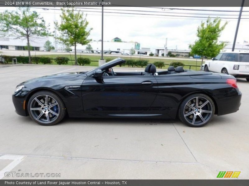 Black Sapphire Metallic / Black 2014 BMW M6 Convertible