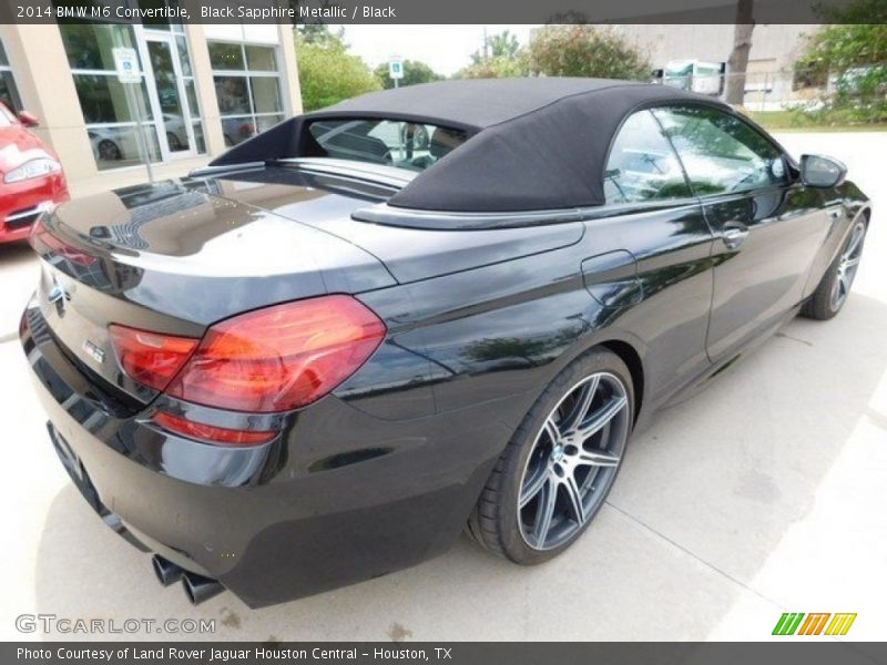 Black Sapphire Metallic / Black 2014 BMW M6 Convertible